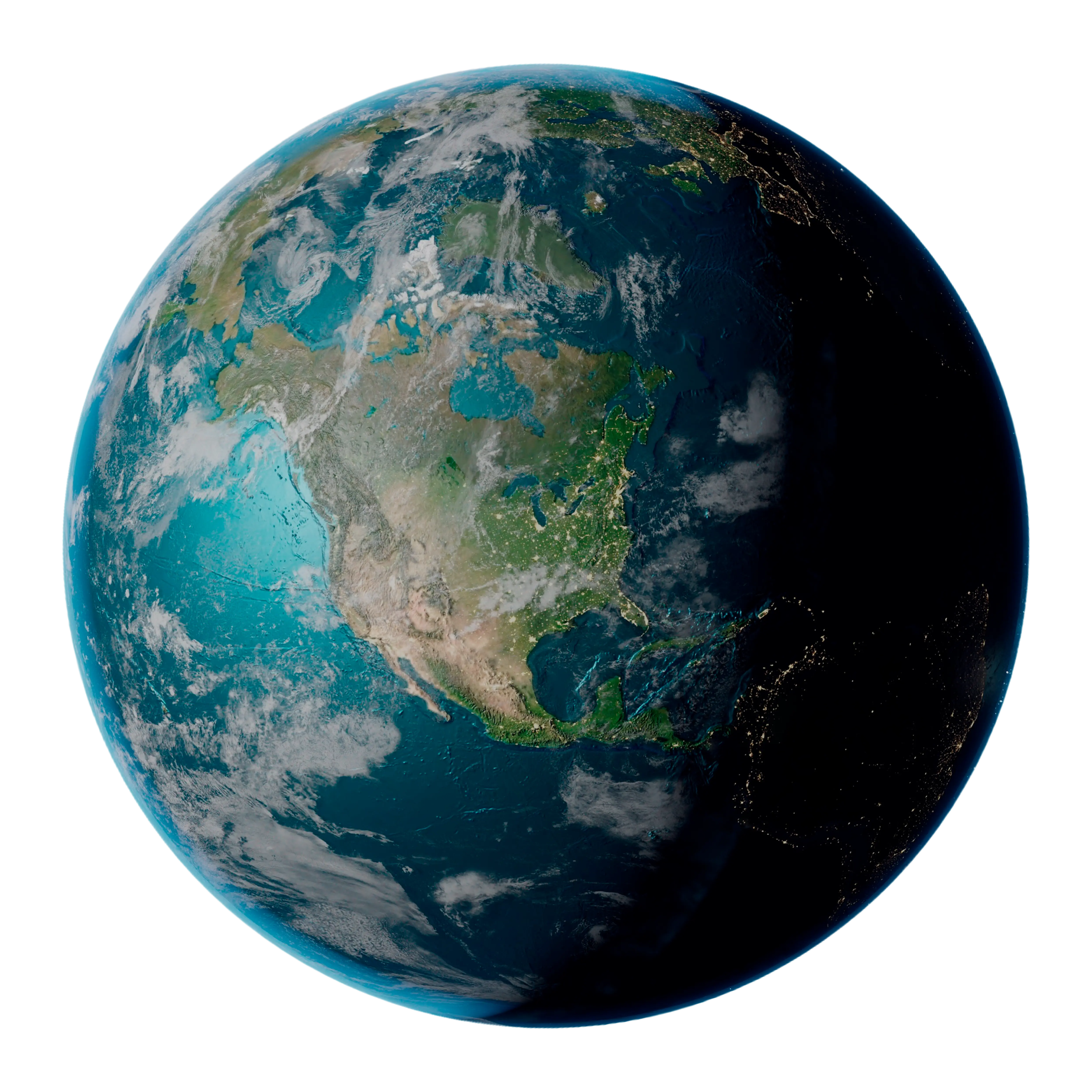 Earth globe illustration